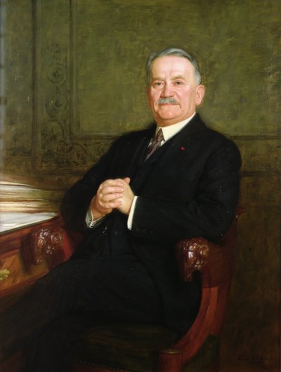 Portret van Gaston Doumergue, 1926 door Marcel Andre Baschet